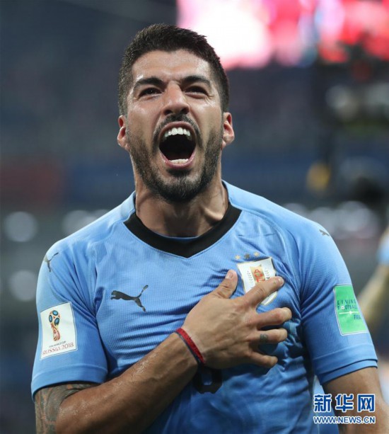 (世界杯)(19)足球——烏拉圭隊(duì)晉級(jí)八強(qiáng)