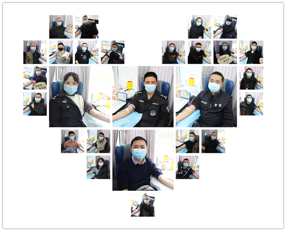 人民警察一心為民，捋袖捐血鐵血柔情——安康市公安局積極開展冬季獻(xiàn)血活動(dòng)